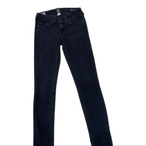 True Religion black skinny jeans